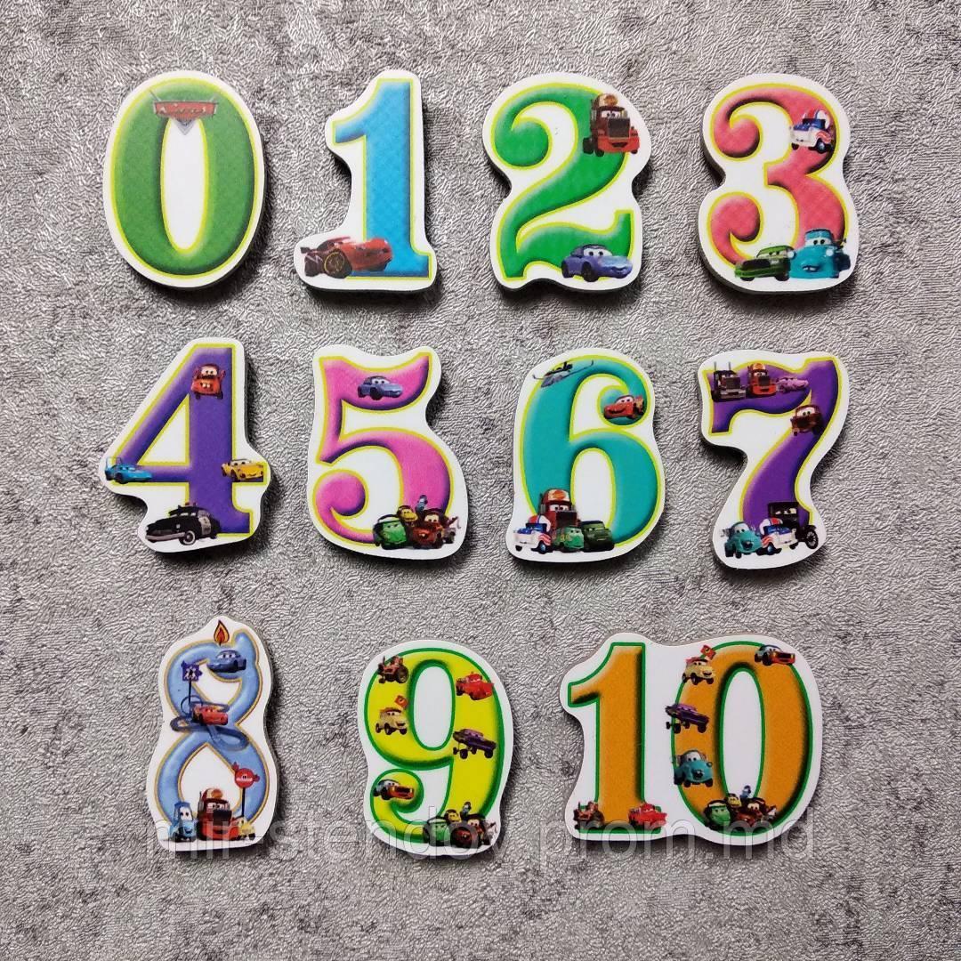 Набор развивающих магнитов Счёт Тачки, фото 1