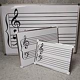 Магнитно-маркерная доска Нотный стан, фото 2