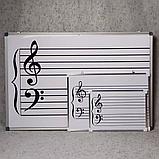 Магнитно-маркерная доска Нотный стан, фото 3