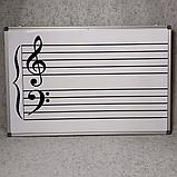 Магнитно-маркерная доска Нотный стан, фото 4