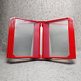 Настольная демосистема  на 10 карманов Красная, фото 3