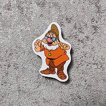 Магнитик канцелярский Гном (оранжевый)