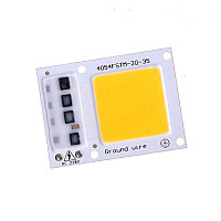 Светодиодная LED матрица 30w IC SMART CHIP 220V ( встроенный драйвер ) Теплый белый