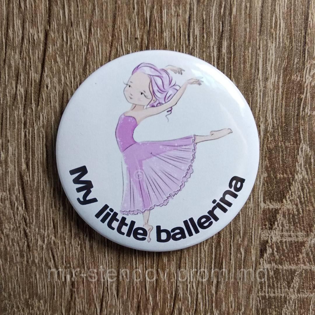 Значок My little Ballerina - фото 1 - id-p10442650
