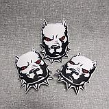 Наклейка на заднее стекло автомобиля Питбуль v2, фото 2