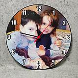 Часы настенные "Для дедушки и бабушки" с Вашим фото, фото 2