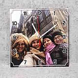 Квадратные настенные часы с вашей фотографией, фото 9