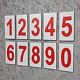 Магнитики обучающие. Цифры (красные). Комплект, фото 2
