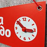 Табличка "Технический перерыв до..." с вращающейся стрелочкой. Цвет красный, фото 3