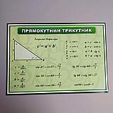 Картонные плакаты для кабинета Математики. (Зелёные), фото 4