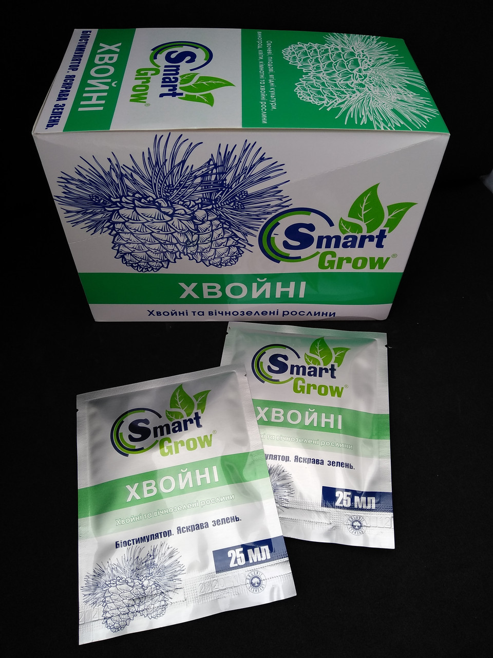 SMART GROW ХВОЙНЫЕ - жидкое удобрение биостимулятор роста 25 мл - фото 1 - id-p10443628
