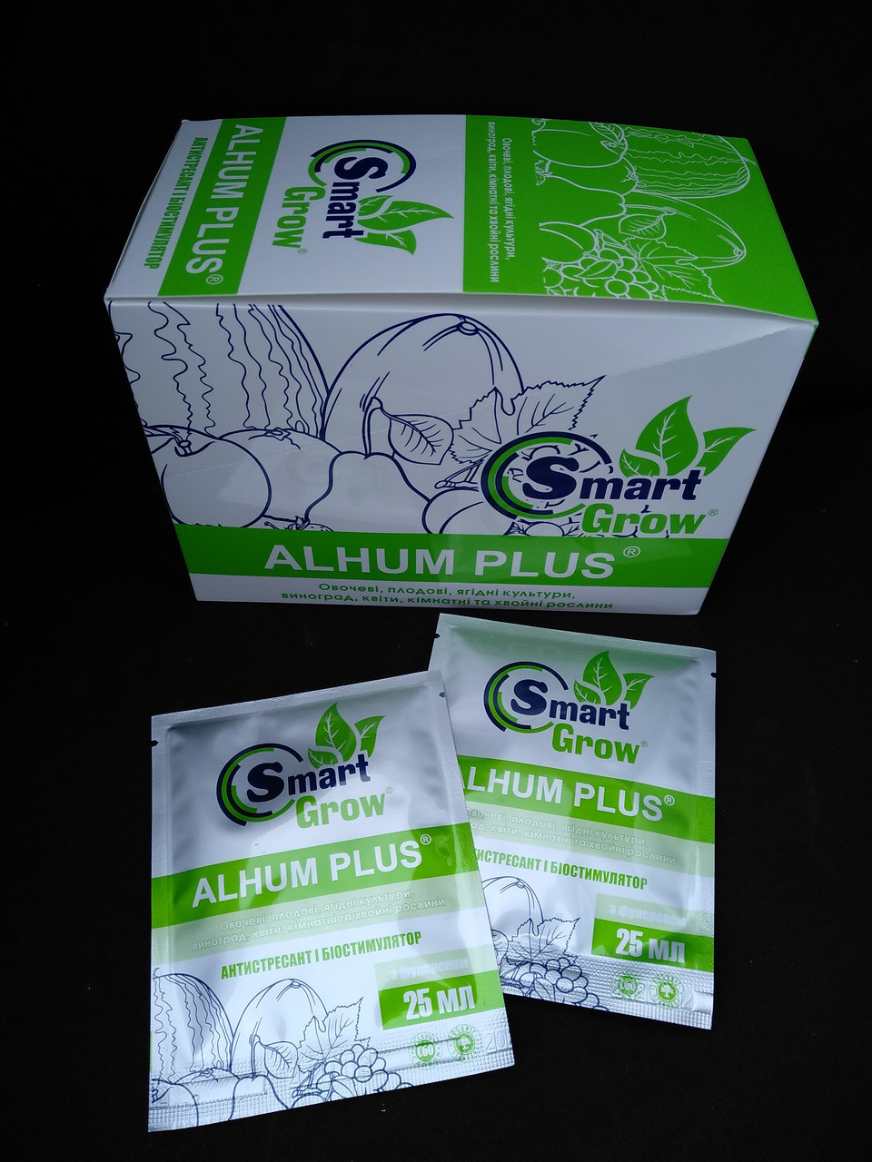 SMARTGROW ALHUM PLUS органо-минеральное удобрение антистресант и биостимулятор 25 мл - фото 1 - id-p10443630