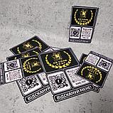 Наклейка для баров с логотипом и QR-кодами "Фейсбук" и "Инстаграмм", фото 2