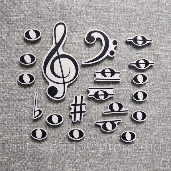 Набор обучающих магнитов Музыка, фото 1