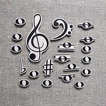 Набор обучающих магнитов Музыка