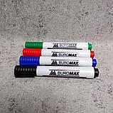 Набор разноцветных маркеров для досок BUROMAX (4 шт), фото 2