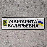 Номер на коляску с государственными символами и именем ребенка, фото 2