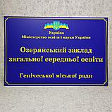 Вывеска фасадная для учебных заведений и организаций, фото 3
