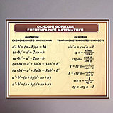 Основные формулы элементарной математики.  Стенды для кабинета математики, фото 2