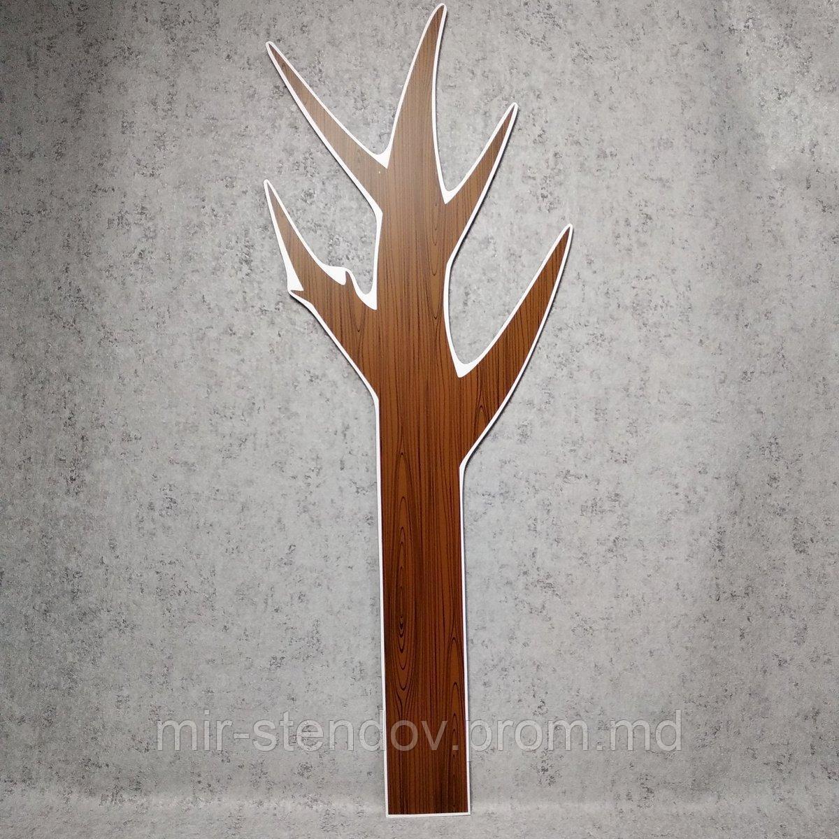 Дерево с опавшими листьями. Настенная декорация для детского сада., фото 1