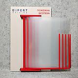 Уголок пожарной безопасности с Вашим логотипом на 5 карманов (Бежевый), фото 3