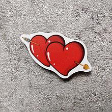 Магнитики канцелярские "Валентинки"