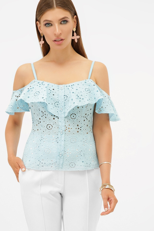 Майка Лиам голубой - фото 1 - id-p10445094