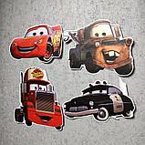 Комплект наклеек с героями мультфильма "Тачки", фото 2