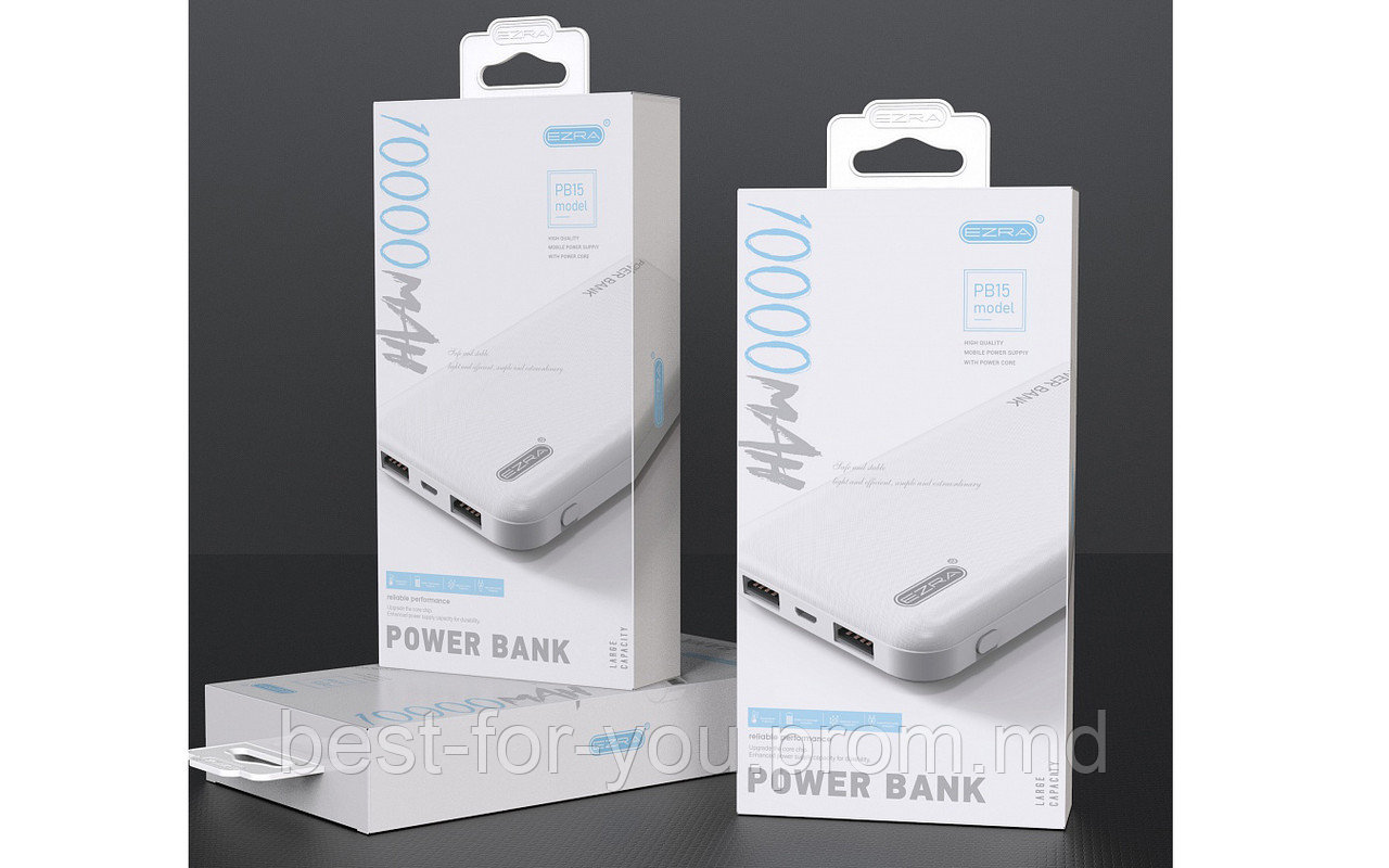 Зарядная батарея Power Bank Ezra 10000mah - фото 1 - id-p4027766
