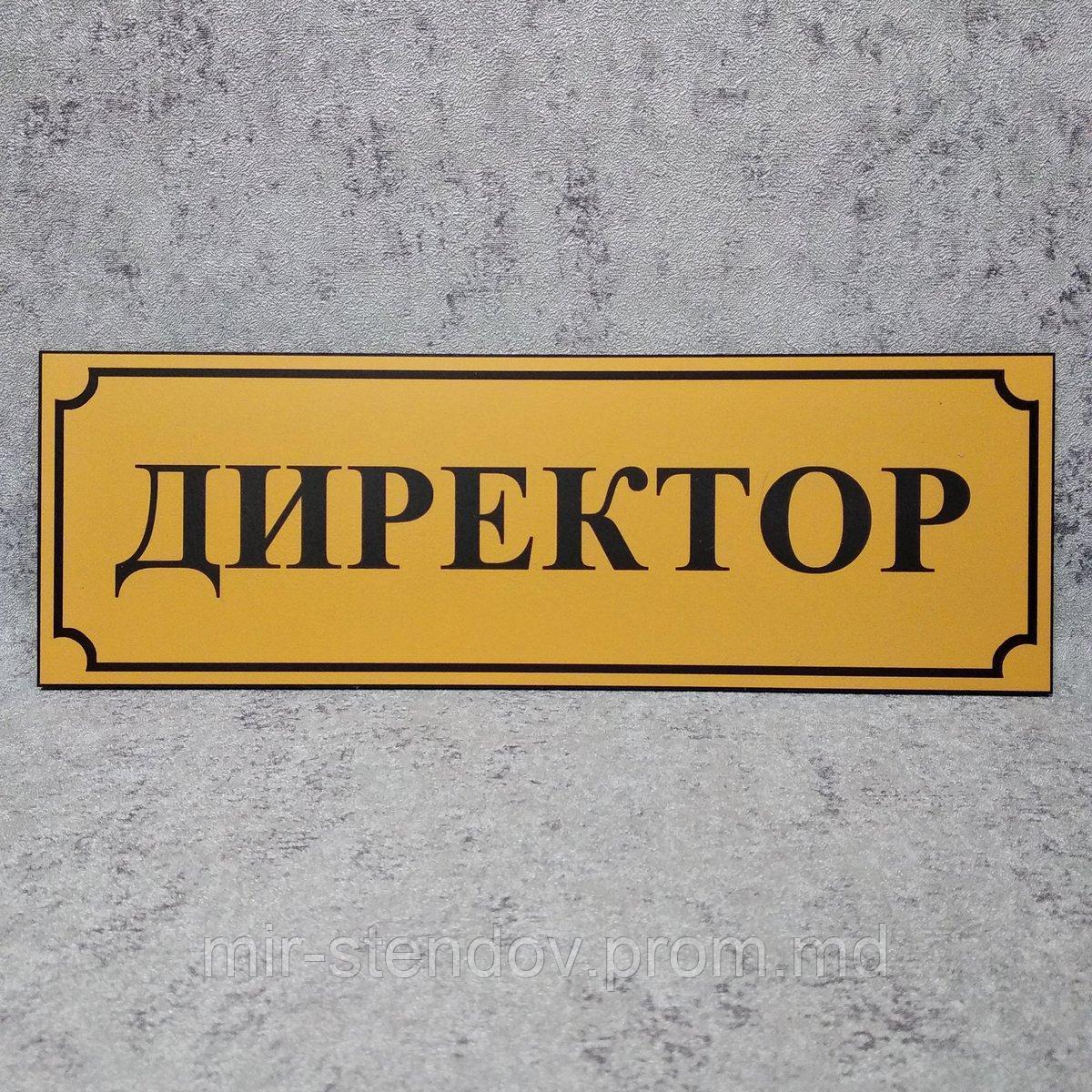 Табличка Директор, фото 1