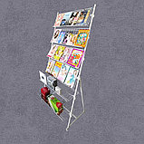 Стойка с полками для хранения игровых наборов, книг, выставки рисунков, преобразование в флипчарт. «Вернисаж», фото 4