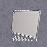 Универсальная стойка с полками «Вернисаж-2» для выставки рисунков, книг, преобразование в флипчарт или ширму, фото 7