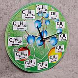 Настенные часы для Кабинета химии (Светло-зелёные), фото 3