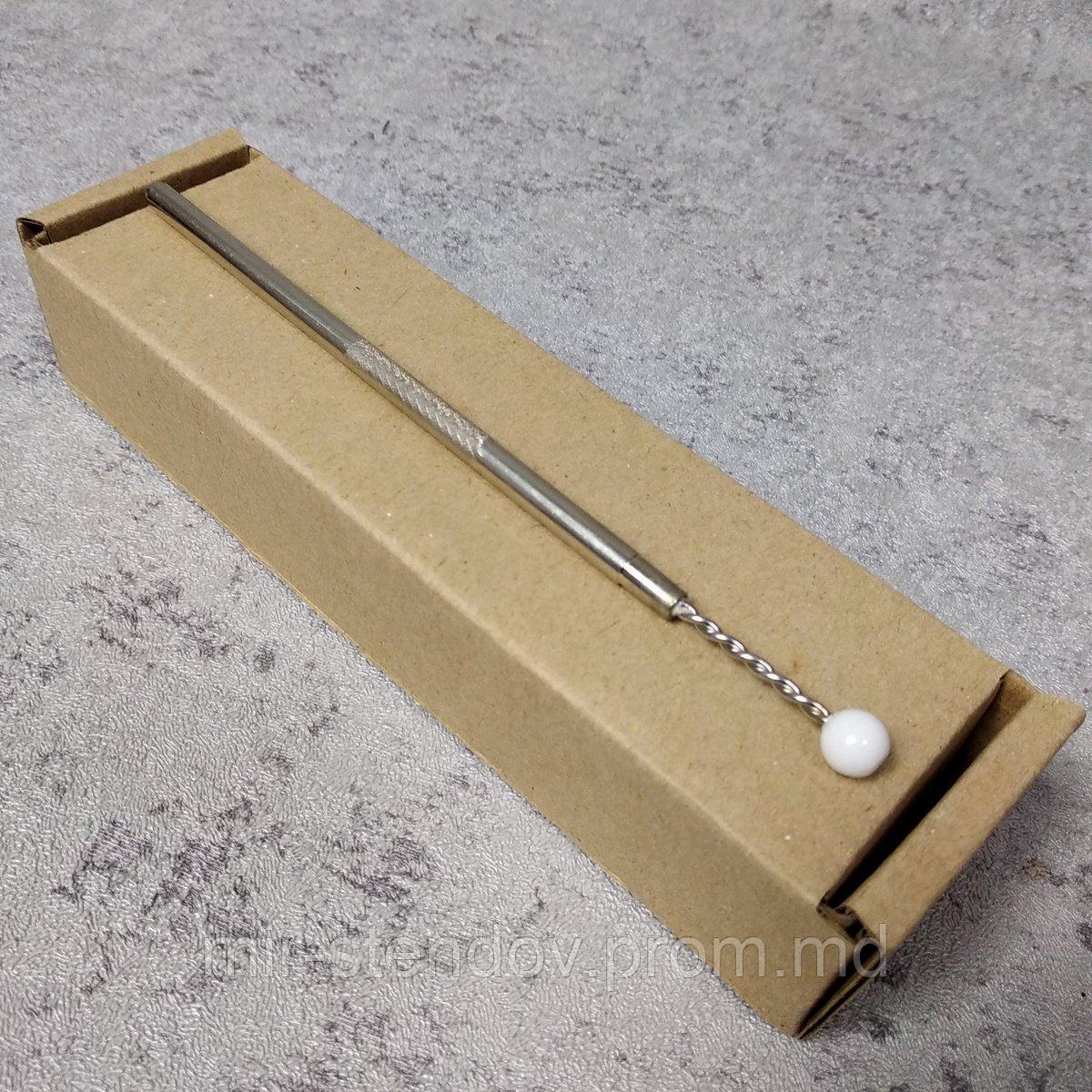 Зонд логопедический Шариковый Цельнометаллическая рукоятка, фото 1