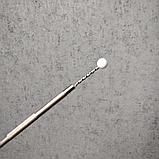 Зонд логопедический Шариковый Цельнометаллическая рукоятка, фото 2