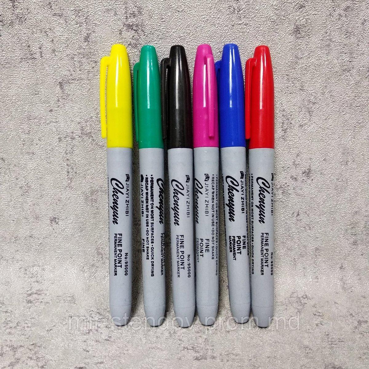 Набор разноцветных маркеров для досок Chenyun (6 шт) - фото 1 - id-p10445718