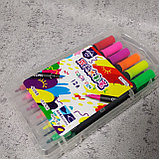 Двухсторонний фломастер для скетчинга. Разноцветный набор из 12 штук "Chaoran", фото 5