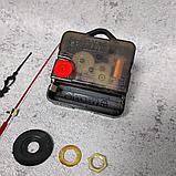 Часовой механизм для настенных часов с узорными стрелками и подвесом, фото 6