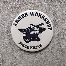 Металлический магнит с Вашим логотипом