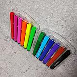 Фломастер - кисточка. Разноцветный набор из 12 штук (Попугай), фото 2