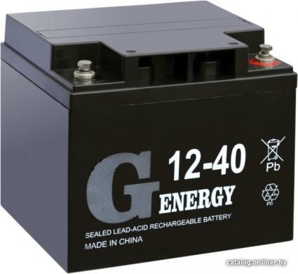 G-Energy 12-40 (12В/40 А·ч) - фото 1 - id-p10445851
