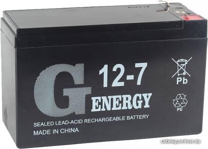 G-Energy 12-7 F1 (12В/7 А·ч) - фото 1 - id-p10445853
