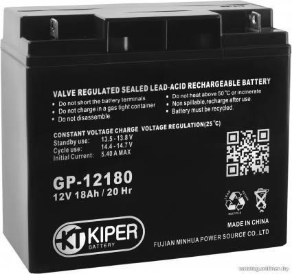Kiper GP-12180 (12В/18 А·ч) - фото 1 - id-p10446889
