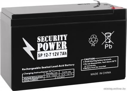 Security Power SP 12-7 F1 (12В/7 А·ч) - фото 1 - id-p10447874