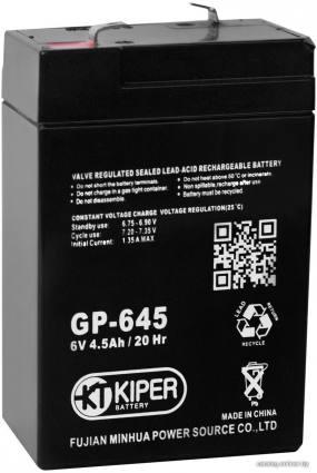 Kiper GP-645 F1 (6В/4.5 А·ч) - фото 1 - id-p10446903