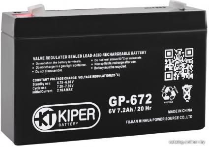 Kiper GP-672 F1 (6В/7.2 А·ч) - фото 1 - id-p10446905