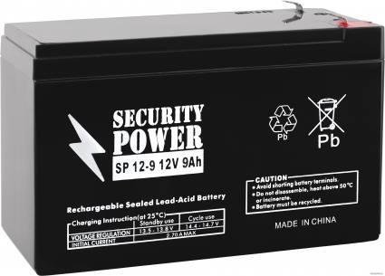 Security Power SP 12-9 F1 (12В/9 А·ч) - фото 1 - id-p10447876