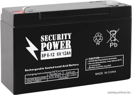 Security Power SP 6-12 F1 (6В/12 А·ч) - фото 1 - id-p10447878