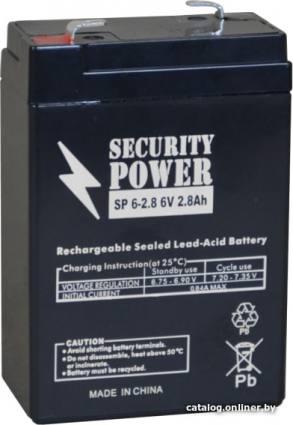 Security Power SP 6-2.8 F1 (6В/2.8 А·ч) - фото 1 - id-p10447879