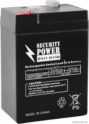 Security Power SP 6-4,5 F1 (6В/4.5 А·ч) - фото 1 - id-p10447880